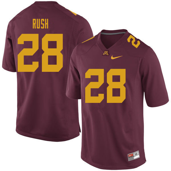 Men #28 Thomas Rush Minnesota Golden Gophers College Football Jerseys Sale-Maroon